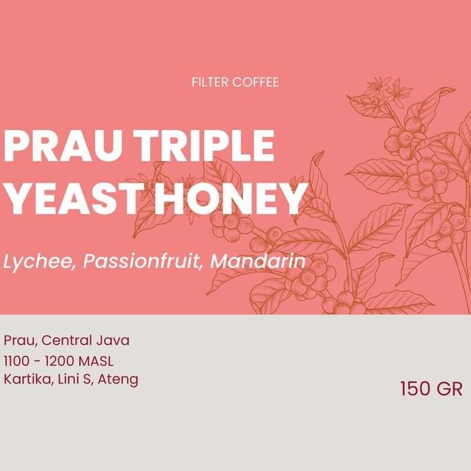 

ready stock Arabika Prau Triple Yeast Honey 150 gr