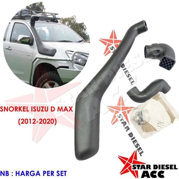 ISUZU DMAX SNORKEL ISUZU DMAX SENORKEL ASLI PLASTIK