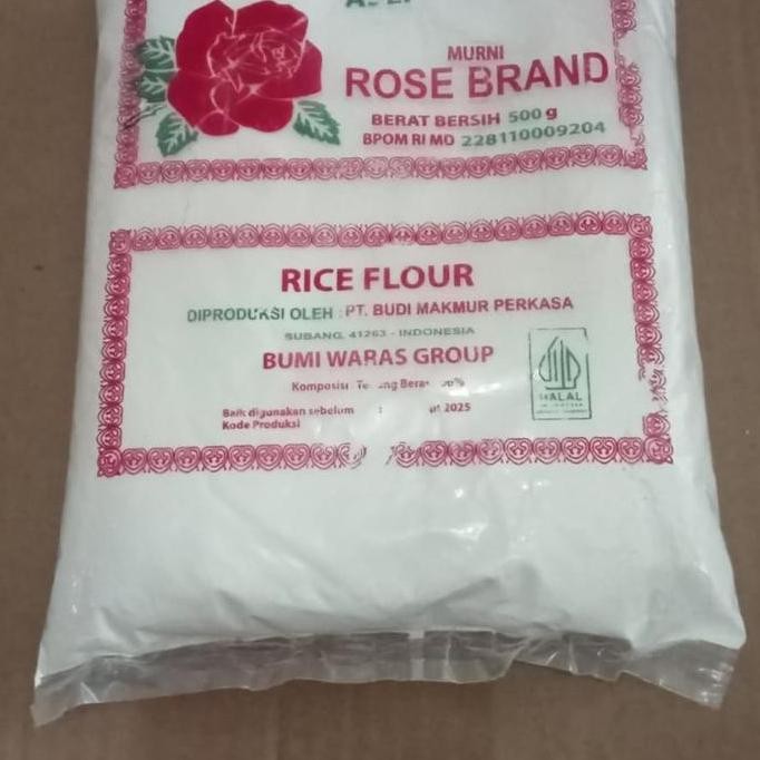 

Terlaris Tepung Beras Putih Rose Brand 500G