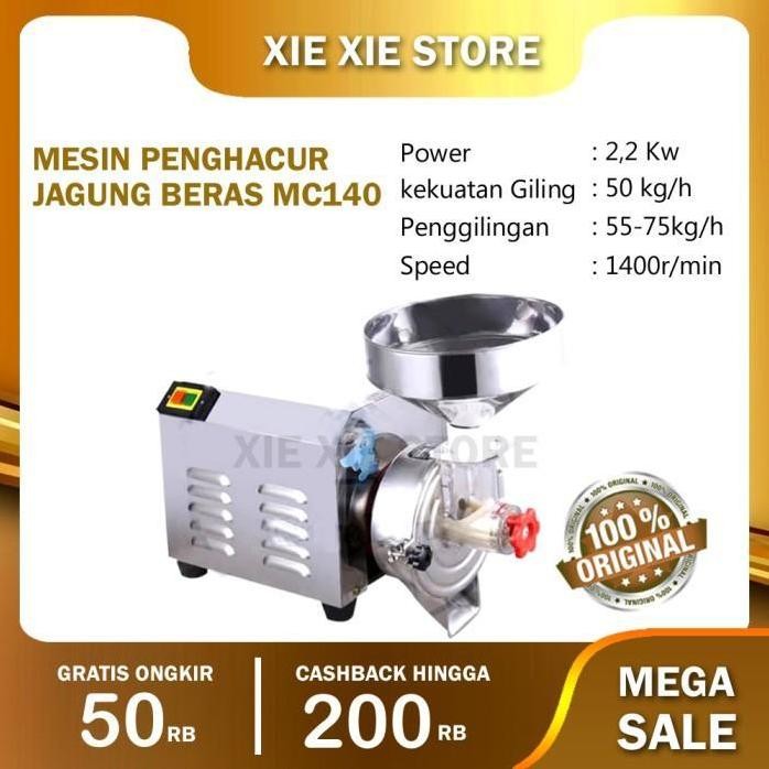 

Terlaris Mesin Bubuk - Tepung Penepung Biji Kacang Kopi Beras Lada Mc140 2200W