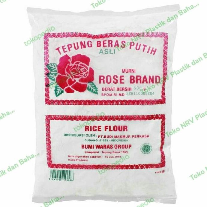 

Terlaris Tepung Beras Putih Rose Brand | Rosebrand | 500 Gram