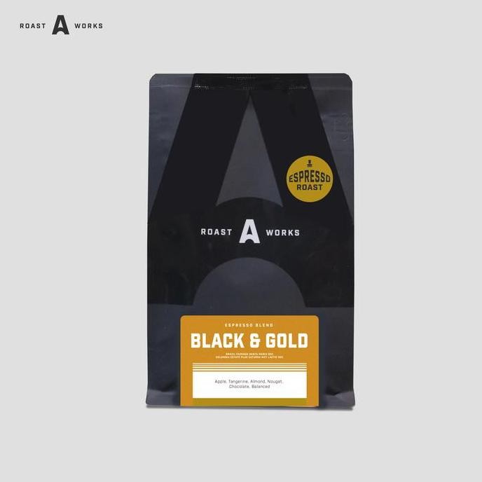 

ready stock Black & Gold Espresso Blend - A Roastworks - Biji Kopi