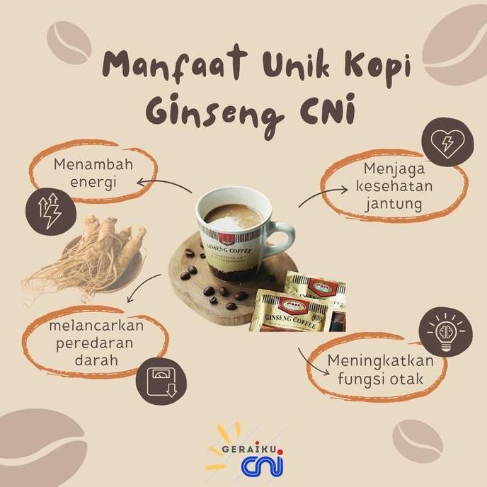 

ready stock Kopi Ginseng CNI Kopi Ginseng No 1 di Indonesia
