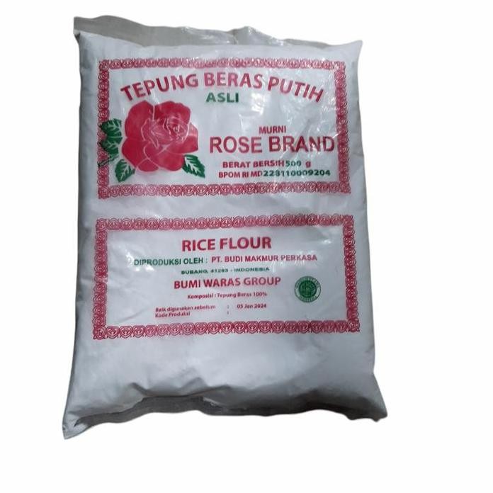 

Terlaris Tepung Beras Putih Rose Brand 500 Gram