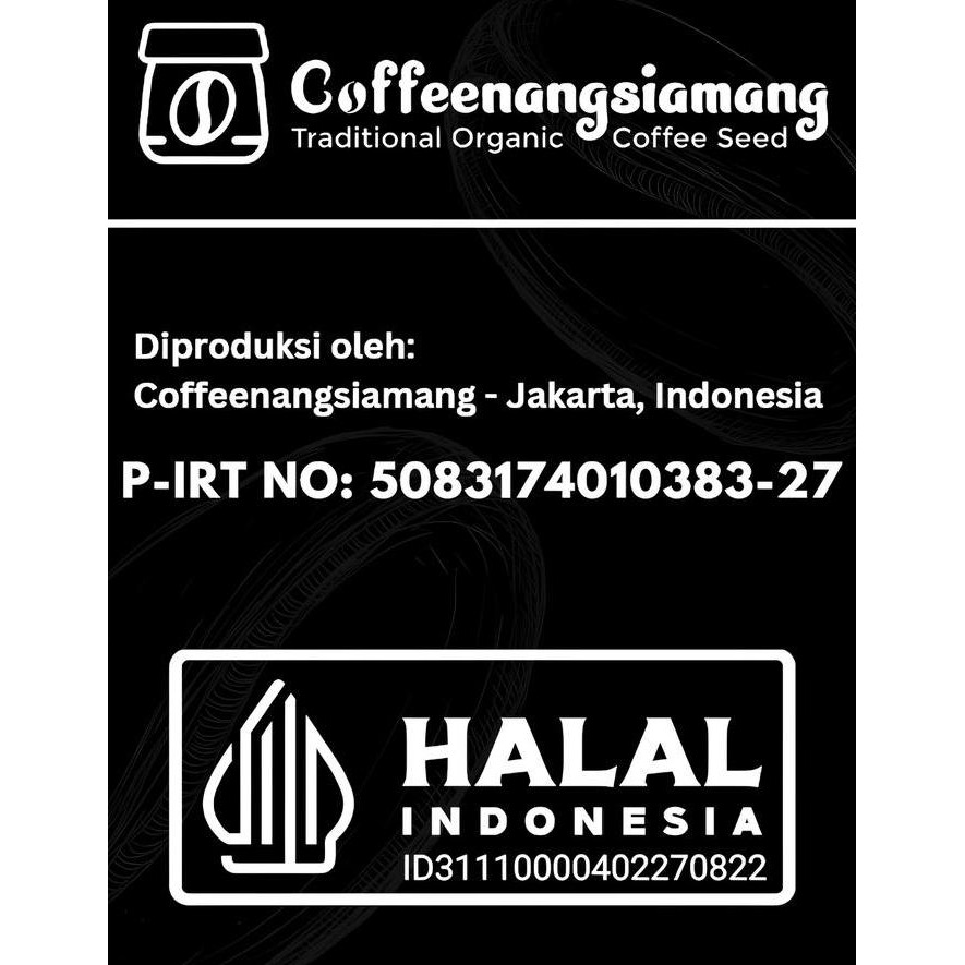 

ready stock KOPI FINE ROBUSTA MANDAILING 500g PREMIUM - (Biji/Giling)