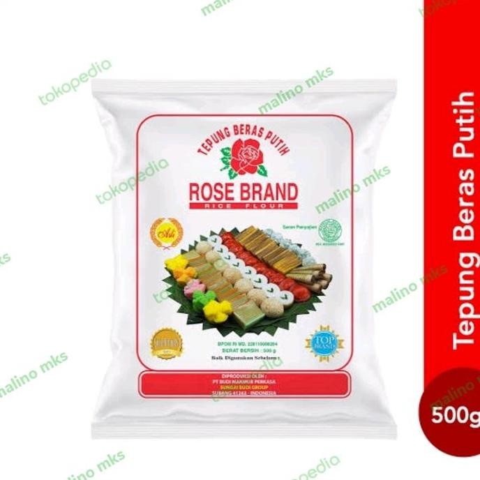 

Terlaris Tepung Beras Rose Brand 500Gr