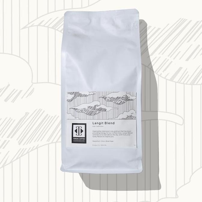 

ready stock Langit Blend Cafe Collection Roasted Coffee Beans/Biji Kopi Matang 200gr - Tenun Coffee