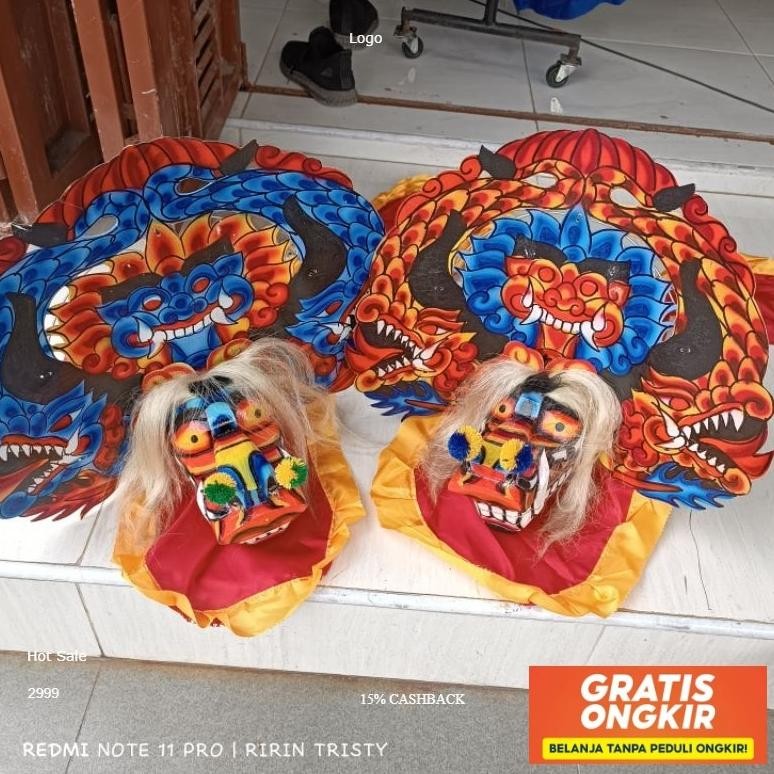 Barongan Anak Ukir Ukuran 13/Barongan Anak Murah Promo