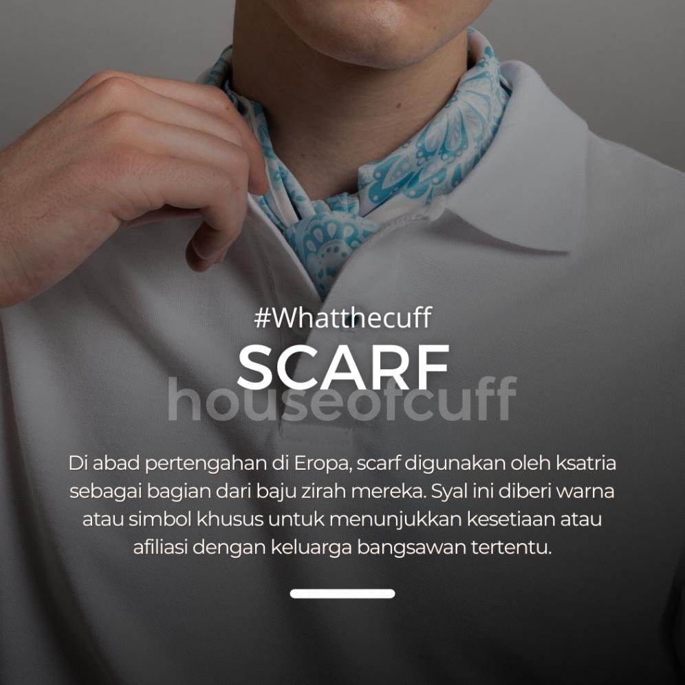 Houseofcuff Scarf Syal Bandana Leher Pria Formal X