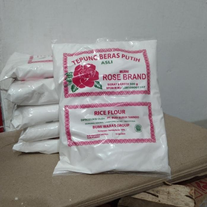 

Terlaris Tepung Beras Rose Brand 500Gr