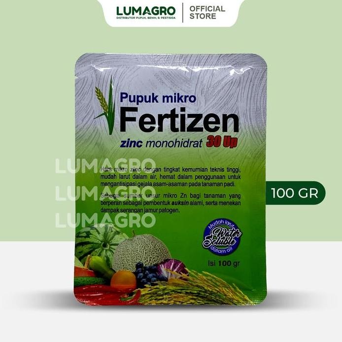 

Terlaris Pupuk Fertizen 100Gr Nutrisi Mikro Memperbaiki Sel Tanaman Mengatasi Asem Asaman Padi Vertizen