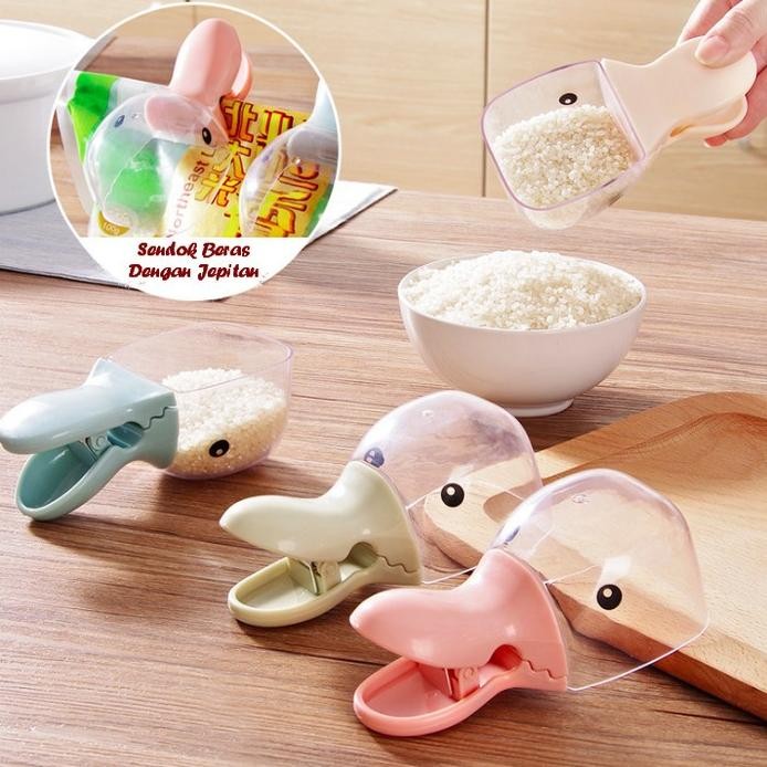

Terlaris Sendok Beras Takar Dengan Jepitan Karung Tepung Model Animal Dapur Set