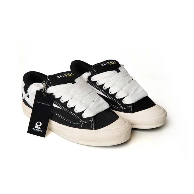 Sale Raingel Sepatu Lokal-Bigmax - Black White