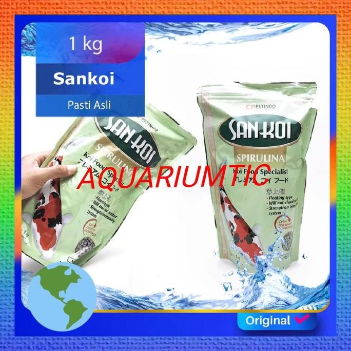 Terlaris Pelet Ikan Koi Sankoi 1Kg Pelet Ikan Koi