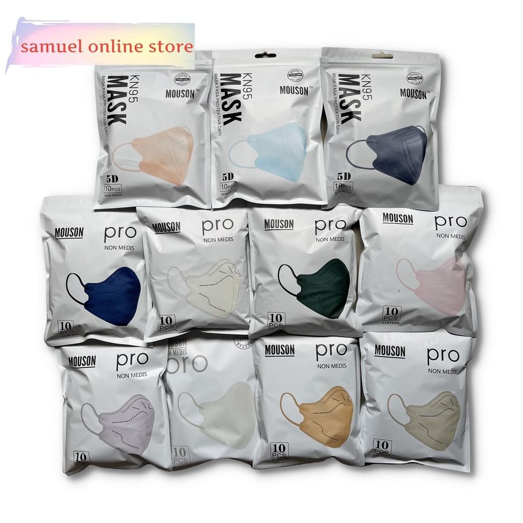 Masker Kn95 Mouson Pro Isi 10Pcs Masker Kn95 Mouson Pro Disposable Face Mask Isi 10Pcs