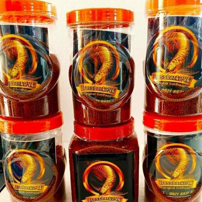 Terlaris Pellet Dewa Pakan Pelet Arwana Golden Red 24K Superred Crossback Ikan