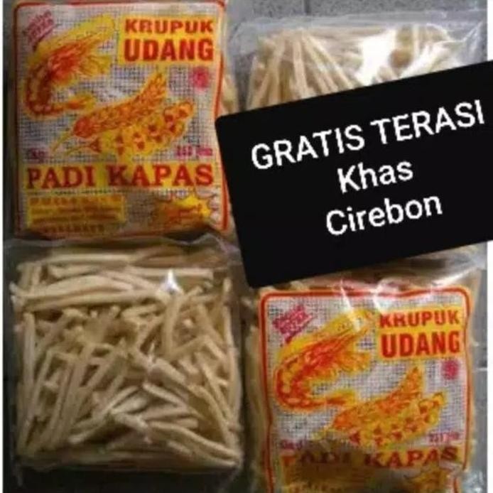 

Terlaris Krupuk Udang Stik Padi Kapas Khas Cirebon/Indramayu 250Gram