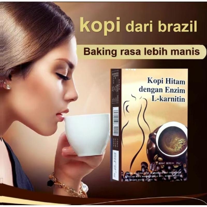 

2G X 10Pcs 1 Kotak Kopi Hitam L-Karnitin Kopi Diet Enzim Pelangsing Tubuh Penghancur Lemak Detox Slimming Drinks Cepat Dan Efektif Detoks Dan Turunkan Berat Badan Bakar Lemak Kurangi Nafsu Makan Kopi Penurun Berat Badan Ampuh Cepat Dan Aman