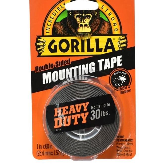 

TERBARU - Gorilla Double Tape Heavy Duty 2.5 Cm