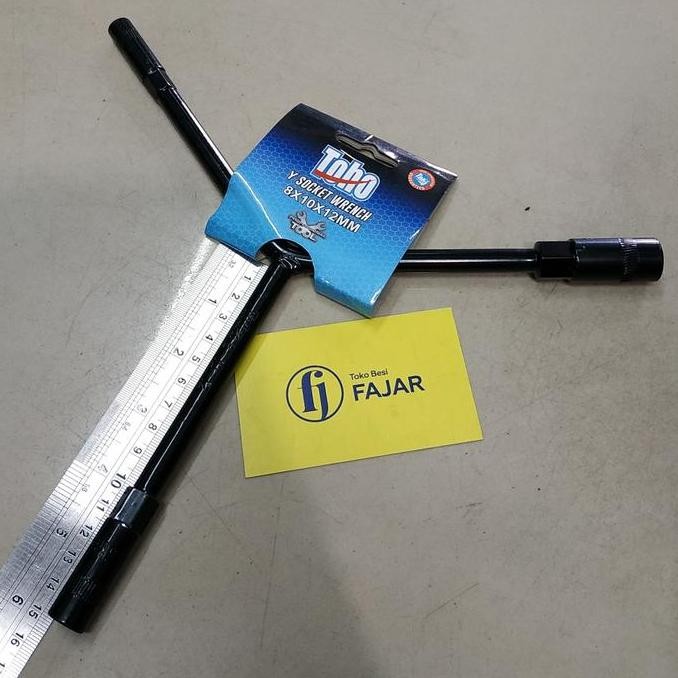 `````````] Kunci Y socket wrench T sock cabang 3 TOHO 8 10 12
