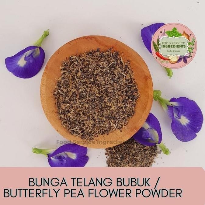 

Silahkan Order] Bunga telang bubuk 25gr / butterfly pea flower powder /bubuk bunga telang