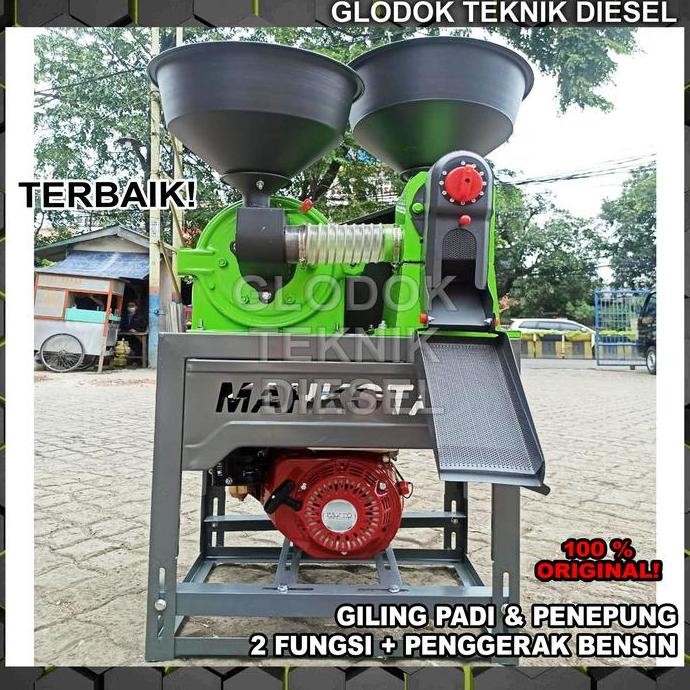 

Terlaris Mesin Giling Padi Dan Penepung Kd-555Wg Mahkota 2 Fungsi + Engine 8 Hp
