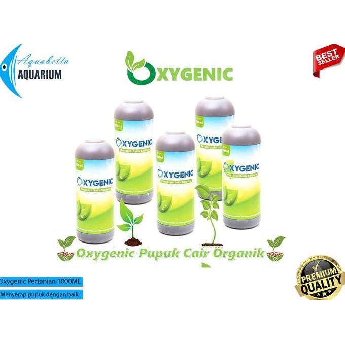 

Terlaris Oxygenic Pertanian Dan Perkebunan Hijau 1000 Ml Pupuk Organik Cair