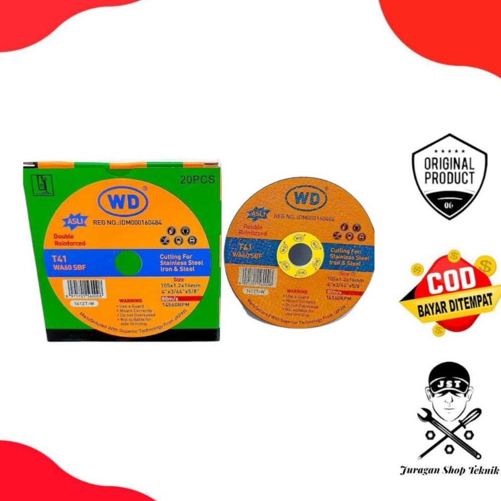 WK Batu Gerinda Potong WD 4 Inch 1Kotak