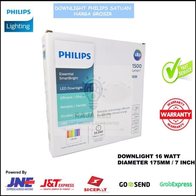 Lampu PHILIPS Downlight LED DN020B G3 18W 18Watt 18 Watt 18 W .,