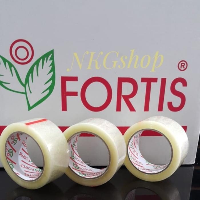 

Lakban Fortis/Opp Fortis List Merah Uk. 48Mmx90Yard(Min 1Dus = 72Roll) Original Dan Terpercaya