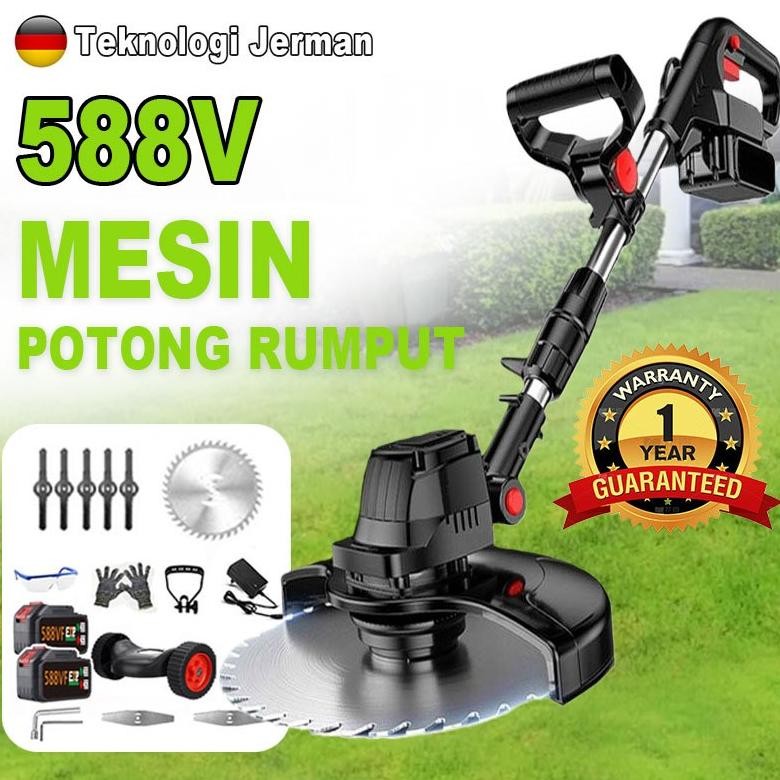 Mesin Potong Rumput Baterai alat pemotong rumput alat potong rumput Pemotong Rumput Listrik Pemangka