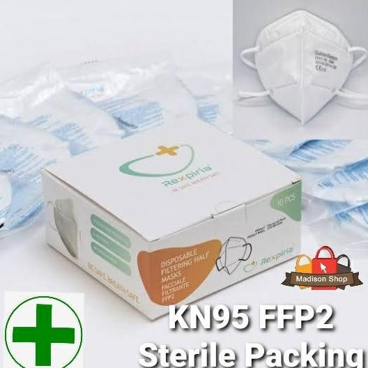 SALE Masker Medis KN95 FFP2 Rexpiria Masker Individual Steril Murah Termurah
