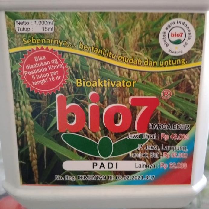 

Terlaris Bioaktivator Bio7 Padi 1 Liter