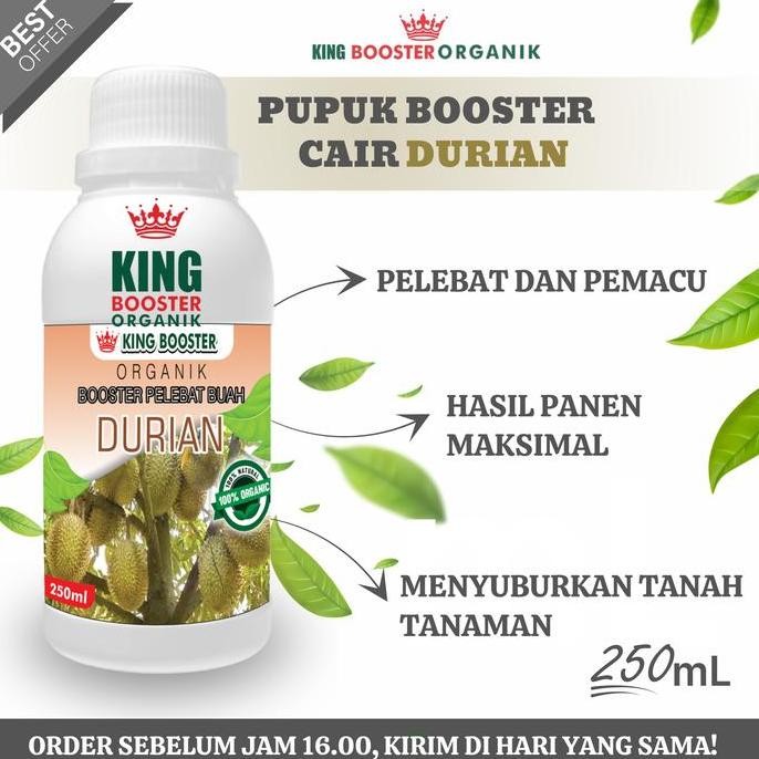

Terlaris Pupuk Organik Cair Durian 250Ml, Booster Durian, Atasi Rontok Dan Mempercepat Pertumbuhan Akar Batang Daun Kalium Tanaman