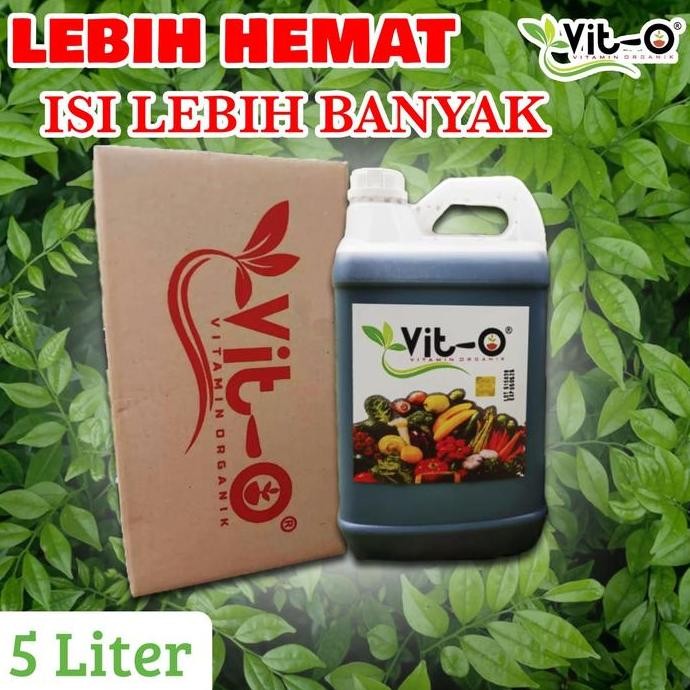 

Terlaris Vit-O Kemasan 5 Liter/5000Ml Pupuk Cair Organik Teknologi Jepang