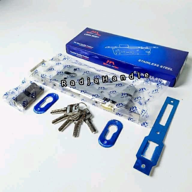 Bodi Kunci Pelor Rumah Merk Muller Stainless Steel Anti Karat Kunci Pintu Rumah Stainless Original D