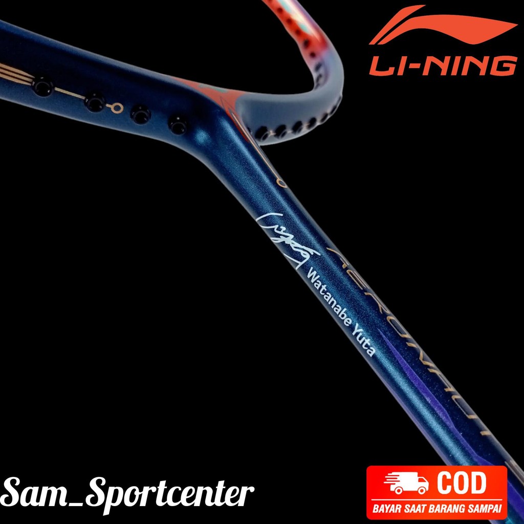 RAKET BADMINTON LINING AERONAUT 9000 32 LBS SIAP PAKAI