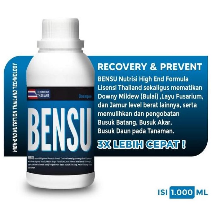 

Terlaris Bensu 1 Liter [Original] Obat Ampuh Bulai Jagung, Antraknosa Cabai, Patah Leher Padi- Paten