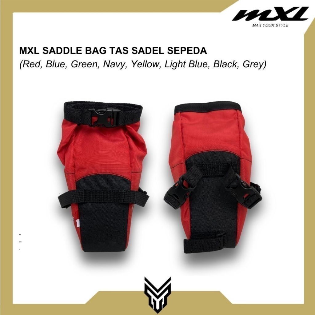 MXL TAS SADEL SADDLE BAG BICYCLE TOOLS BAG TOURING COMMUTER CITY MTB CYCLING TAS JOK SEPEDA BELAKANG