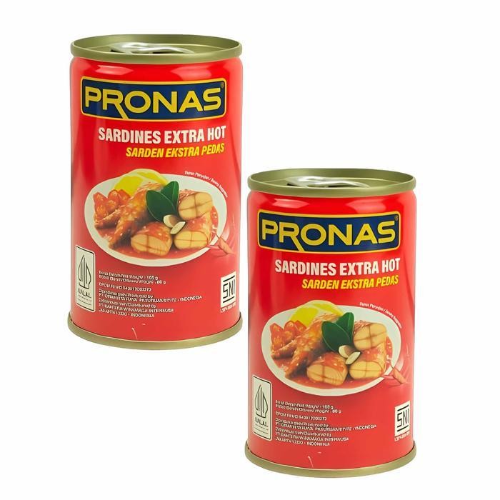 

Pronas Sarden / Ikan Sardines Kaleng / Sarden Chili Sauce / 155Gr