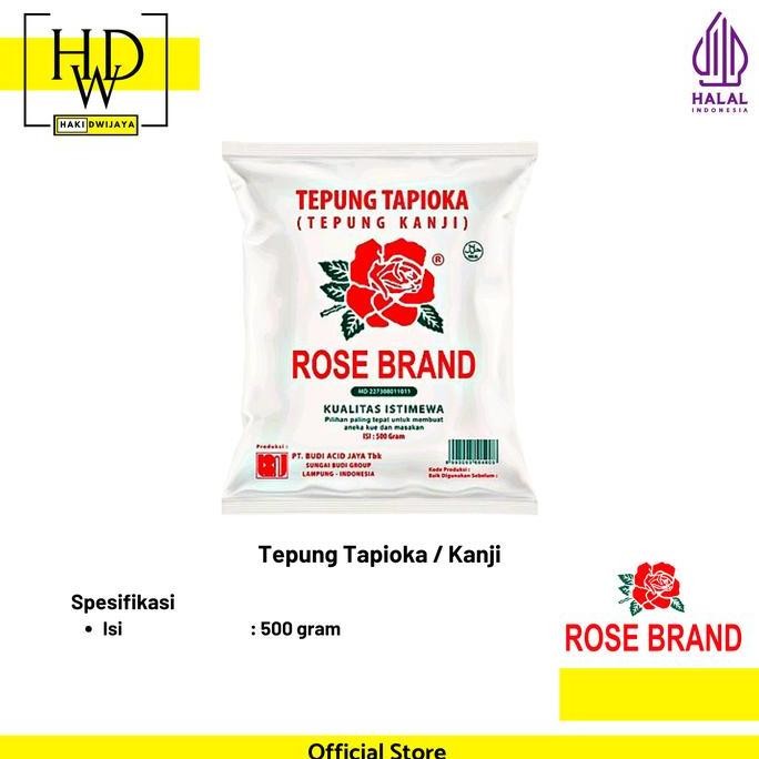 

Terlaris [500 Gr] Rose Brand Tepung Tapioka / Kanji