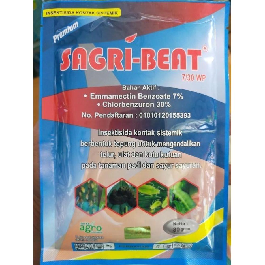 

Terlaris Sagri Beat Sagribeat 7/30Wp 200Gr Pestisida Insektisida Padi & Sayuran