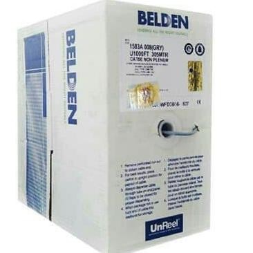 TERMURAH - Kabel LAN UTP Cat5E BELDEN USA 305m, original CAT 5