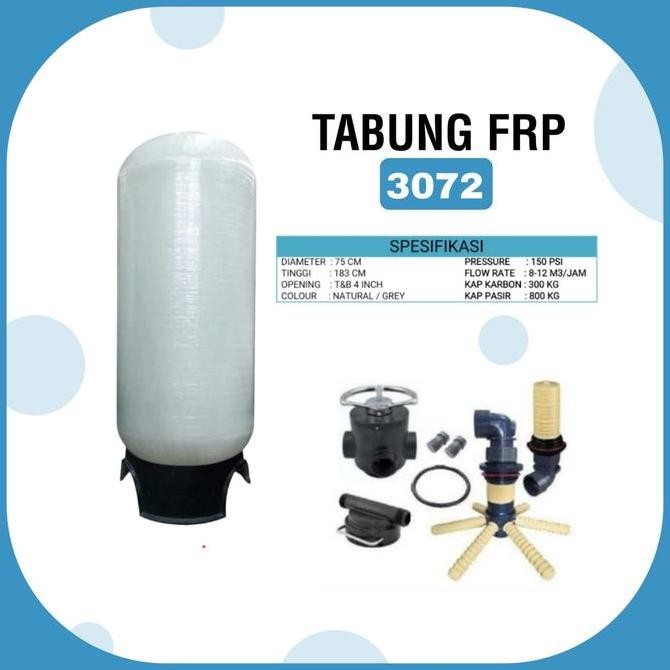 Tabung filter air FRP 3072 - Tabung Filter 3072 - Tangki Filter Air