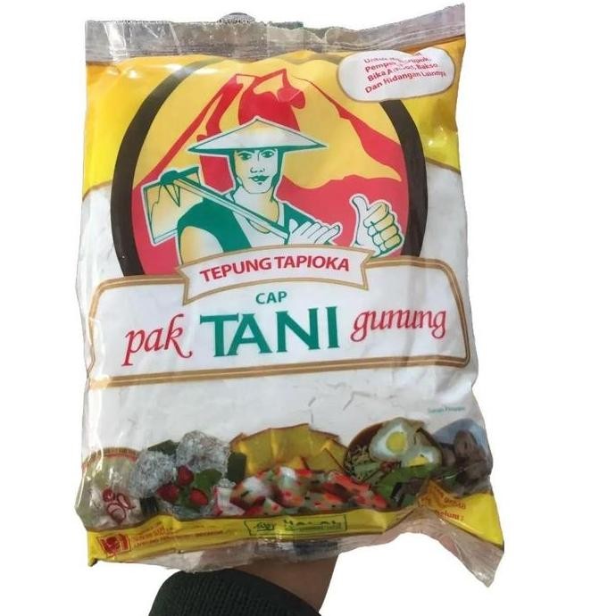 

Terlaris Tepung Sagu Kanji Merk Pak Tani Gunung 500 Gram Bahan Cireng Tapioka