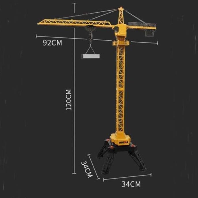 Spesial Huina 1585 Tower Crane 12Ch 2.4Ghz