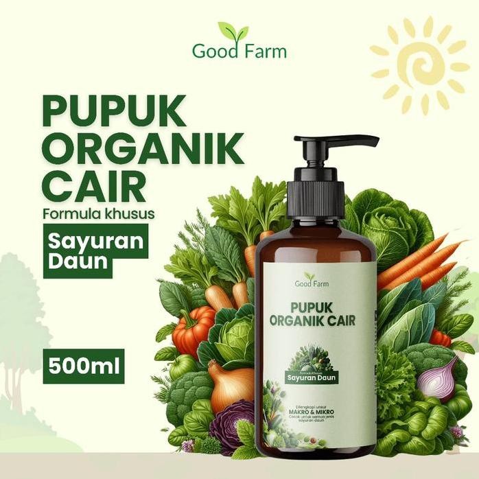 

Terlaris Goodfarm - Pupuk Organik Cair Tanaman Sayur Daun 500Ml / Poc Premium Organik
