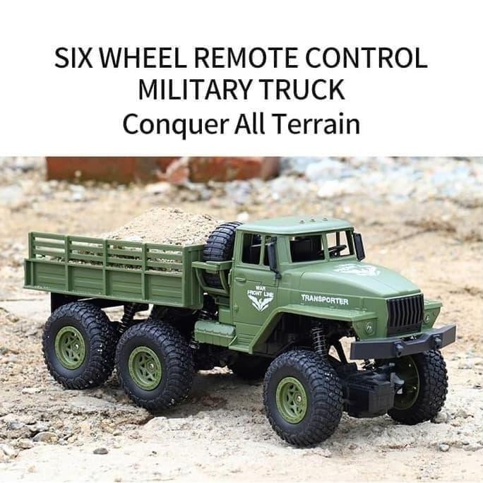 Spesial Rc Military Truck Jjrc Q-68 Q68 Truk 1/18 Off Road 6Wd