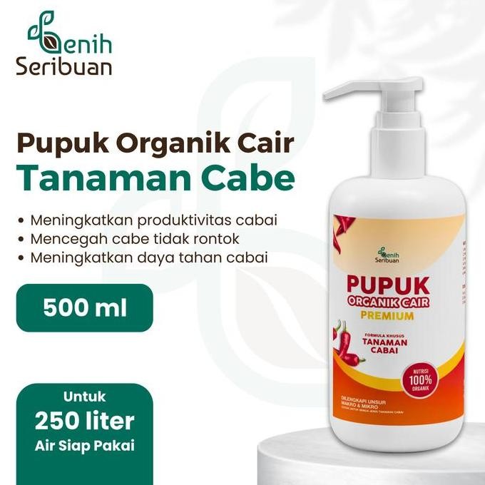 

Terlaris Pupuk Organik Cair Poc Tanaman Cabai 500 Ml - Formula Khusus Produktivitas Cabai