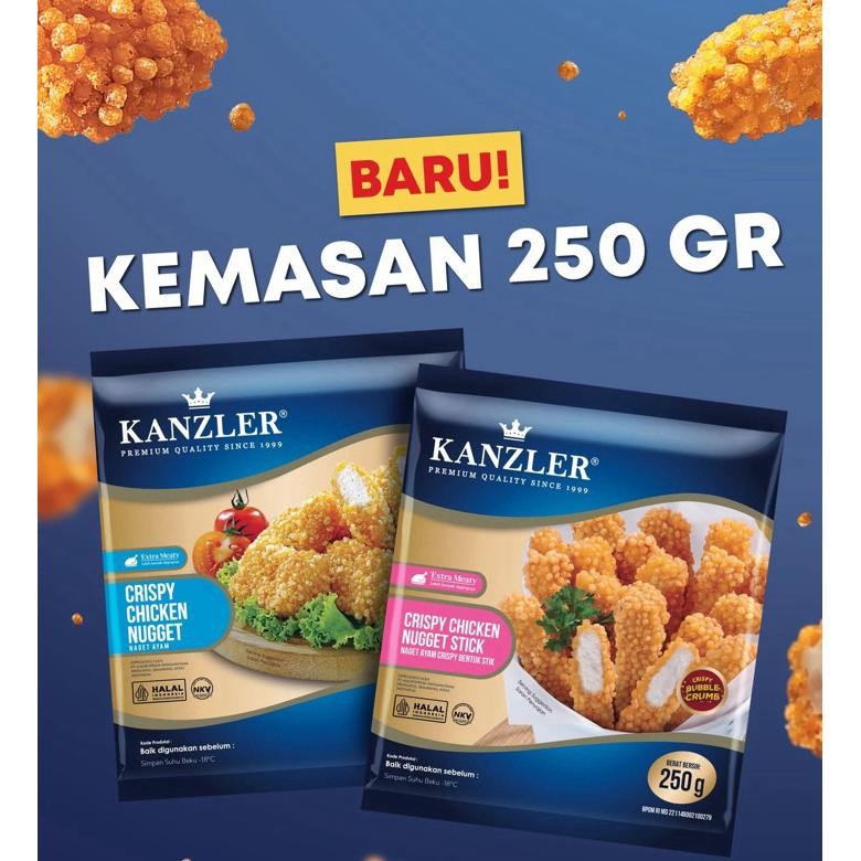 

Premium Kanzler Crispy Nugget / Nugget Stick 250G Promo